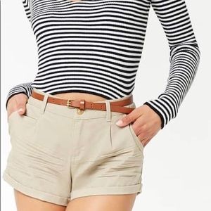 Forever 21 | Cuffed, Khaki Shorts